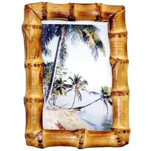  Bamboo 54 Natural 4 x 6 Bamboo Fence Picture Frame