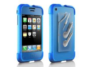 DLO Jam Jacket with Cable Management for iPhone 1G (Cobalt Blue)