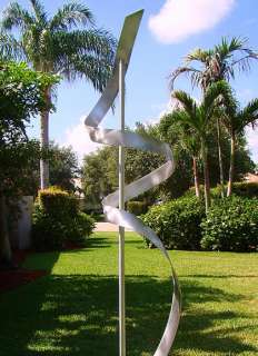 Large Modern Abstract Aluminum Garden Metal Art Decor Sculpture Silver 