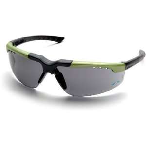   Reatta Safety Glasses   Gray Lens, Green Charcoal Frame SGC4820D, 12