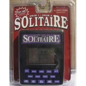  Solitaire   Electronic Handheld Game (Draw 1 or 3) Toys 