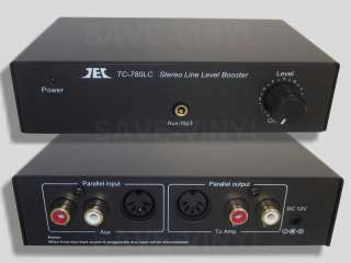 Stereo Line Level Booster Amp Amplifier w iPod input  