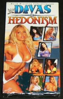   IN HEDONISM SEALED VHS MOVIE   Trish, Lita, Debra, Chyna, Tori, Terri