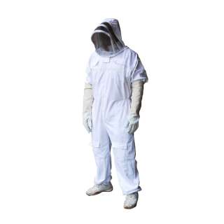 Beekeeping/Pest Control Suit with Veil  FREE GLOVES Medium Size  