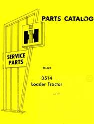International 3514 Loader Chassis Parts Manual IH  