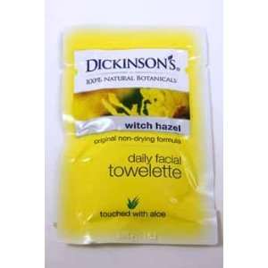  Dickinsons Witch Hazel Facial Towelette W/Aloe Case Pack 