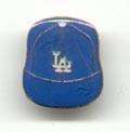 OLD 70s LOS ANGELES LA DODGERS BASEBALL CAP LAPEL PIN  