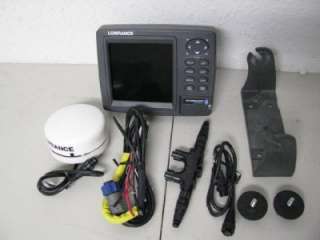 Lowrance GlobalMap® 5200C GPS W/ Antenna & all Cables bundle 
