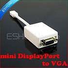 New Mini Display Port to VGA Cable For Apple Laptop  