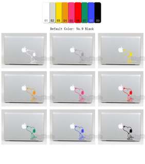 Snoopy Laptop Macbook pro air sticker humor skin decal  