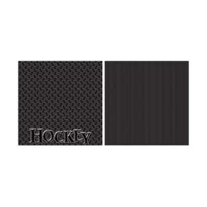   Sided Paper 12X12 Hockey; 25 Items/Order Arts, Crafts & Sewing