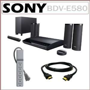  Sony BDV E580 Blu Ray Disc Player Home Entertainment System 