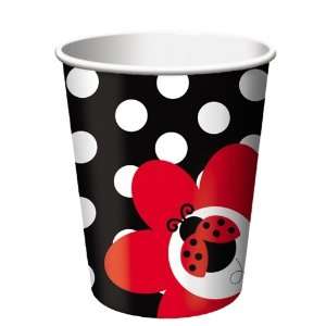  Ladybug Fancy 9oz Hot/Cold Cups (8ct) Health & Personal 