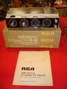   RCA Audio Receiver TV FM AM With Braille Markings RZC375W  