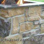 Firescapes Natural Stone LP Fire Pit