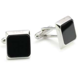   steel black resin stone cufflinks shop all d g jewels be the first to