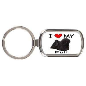  I Love My Puli Dog Key Chain