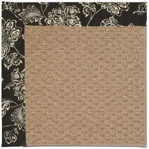  Capel Zoe Raffia 395 Raven 6 Octagon Area Rug