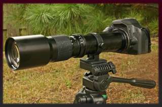 500mm f/8 High Definition Preset Telephoto Lens for Digital SLR 