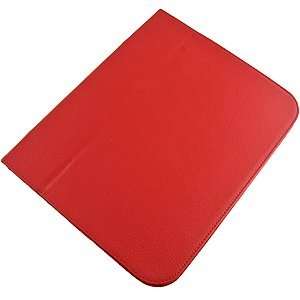    Fitted Pleather Case w/ Stand for HP TouchPad, Red Electronics