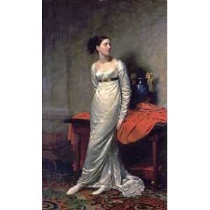  Portrait of Mrs White by George Dawe. Size 13.13 X 22.00 