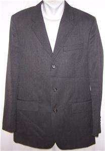   DARK CHARCOAL GRAY sport coat suit blazer jacket 3 Button men  