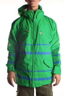 Special Blend Mens Thugby Snow Jacket Size L Green  
