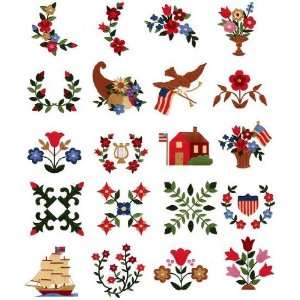  Viking 1+ Embroidery Machine Card AMERICANA QUILTING