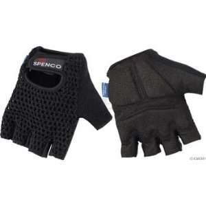  Spenco Classic Glove LG Black Crochet Knit Sports 