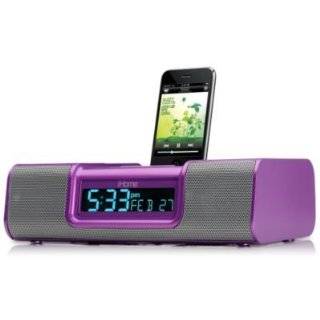  iHome iP9 Clock Radio for iPod and iPhone (Purple 