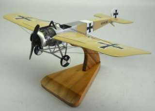 FOKKER E III Eindecker Ultralight Airplane Wood Model S  