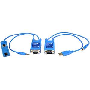 Startech Mini Vga Video And Audio Extender Over Cat5   1 X 1 