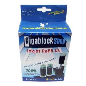 OEM Pigment Black Inkjet cartridge Refill Kit for HP60 300 121 818 901 