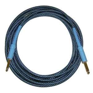  CBI Braided Instrument Cable (Blue) (3 Foot) Musical 