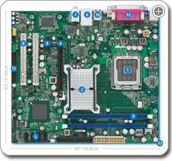  Intel Classic DG41TY Desktop Board   Intel   Socket T 