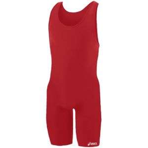 ASICS® Solid Modified Singlet   Mens   Wrestling   Clothing   Red