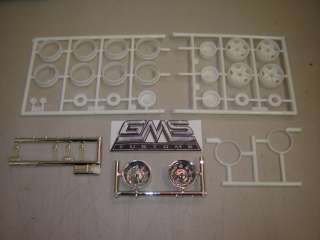 Model Kit Lot/Complete DONOR Wheel Set with Hub Covers 1/25 TRUCK GMS 