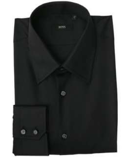 Hugo Boss black cotton dress shirt   