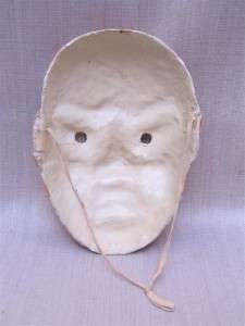 Rare Japanese Paper Mache Mask   Unknown  