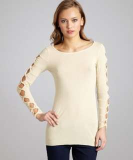 Bailey 44 manilla jersey Aphrodite cutout sleeve top   up to 