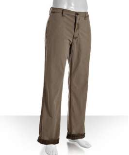 Tailor Vintage khaki cotton chino roll up pants