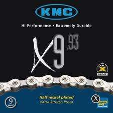   X9.93 9 Speed Hi Performance Half Nickel Plated Mountain Bike Chain