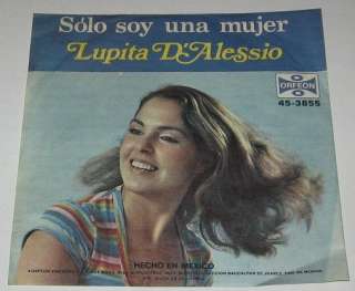 LUPITA DALESSIO  SOLO SOY UNA MUJER  MEXICAN SINGLE 7  
