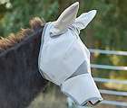Cashel DRAFT LONG NOSE WITH EARS MULE DONKEY Fly Mask HORSE TACK