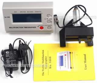 NEW Multifunction Timegrapher NO. 1000 Watch Timing Machine 