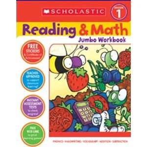  Reading & Math Jumbo Workbook Gr 1