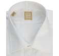 ike behar gold label white twill point collar french cuff dress shirt