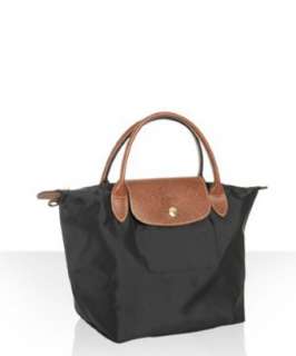 Longchamp black nylon Le Pliage small folding tote   up to 