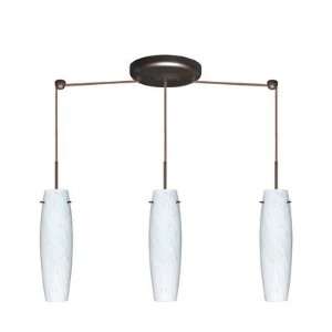    Besa Lighting 3 Light Tutu Linear Mini Island Light