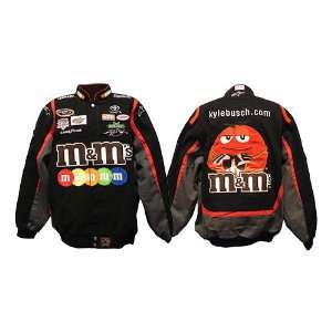  #18 Kyle Busch M&Ms Black Uniform Jacket Xxl Sports 